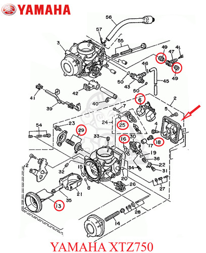 Kit carburatore yamaha - kit,
