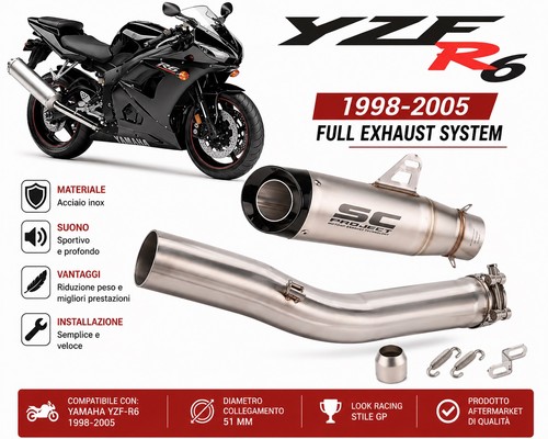 Scarico completo yamaha - scarico,